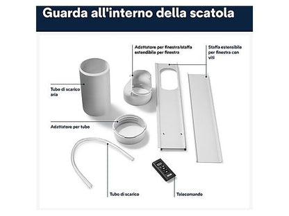 Condizionatore portatile monoblocco DeLonghi PAC EM82