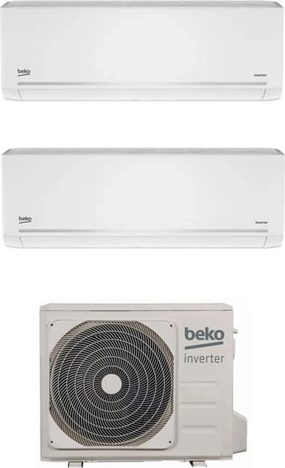 Climatizzatore fisso Beko dualsplit Wifi 9000+12000 BTU classe A++/A+ BGMPI 095+125 + BGMPO181