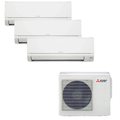 Climatizzatore fisso Mitsubishi Dw trialsplit 9000+9000+12000 BTU classe A++/A+